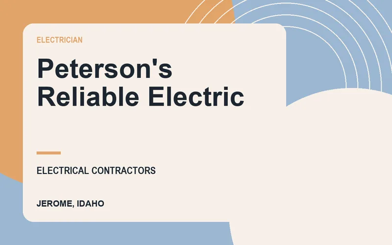 Peterson's Reliable Electric in Jerome, Idaho