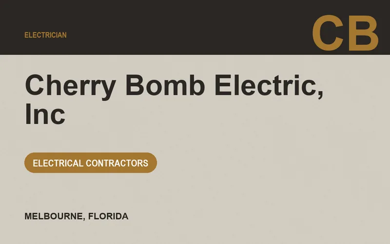 Cherry Bomb Electric, Inc in Melbourne, Florida