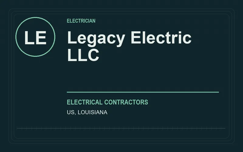 Legacy Electric LLC in US, Louisiana