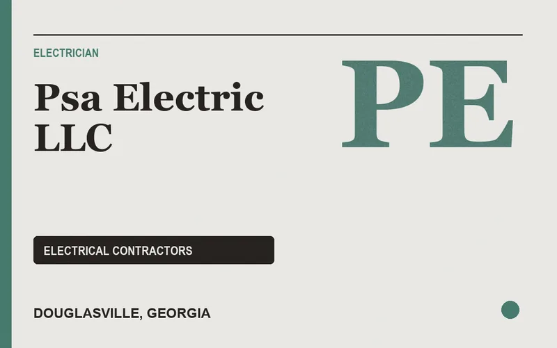 PSA ELECTRIC LLC in Douglasville, Georgia