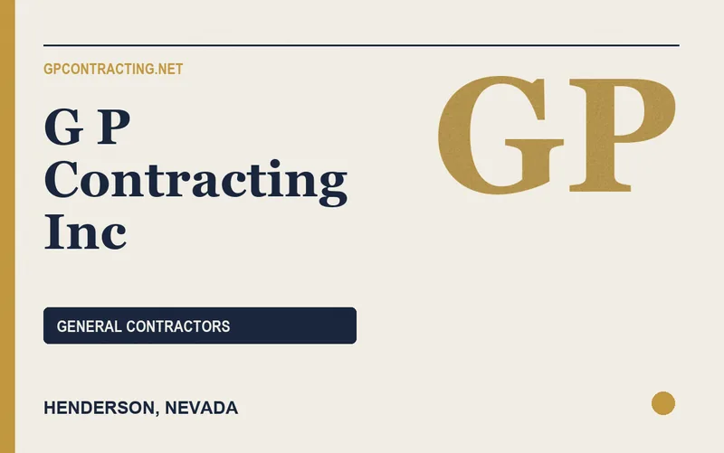 G P Contracting Inc in Henderson, Nevada