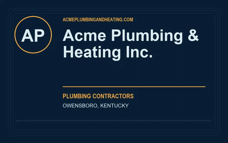 Acme Plumbing & Heating Inc. in Owensboro, Kentucky