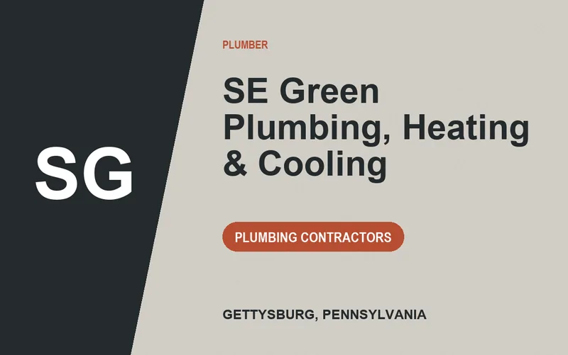 SE Green Plumbing, Heating & Cooling in Gettysburg, Pennsylvania