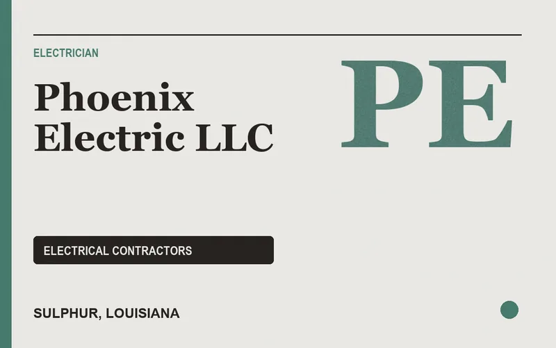 Phoenix Electric LLC in Sulphur, Louisiana