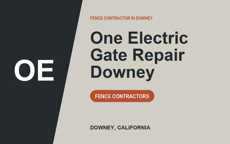 One Electric Gate Repair Downey in Downey, California