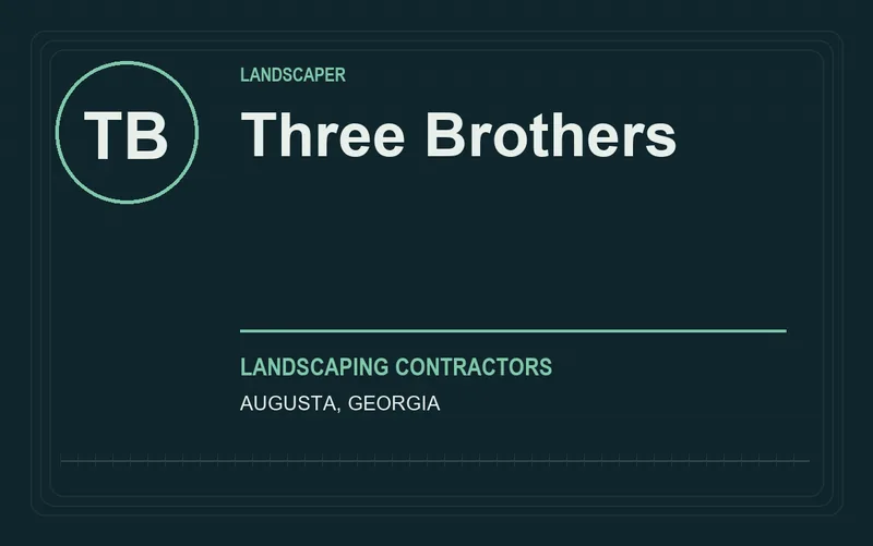 Three Brothers in Augusta, Georgia