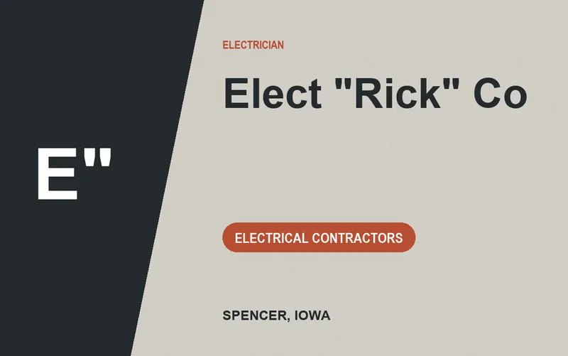 Elect "Rick" Co in Spencer, Iowa