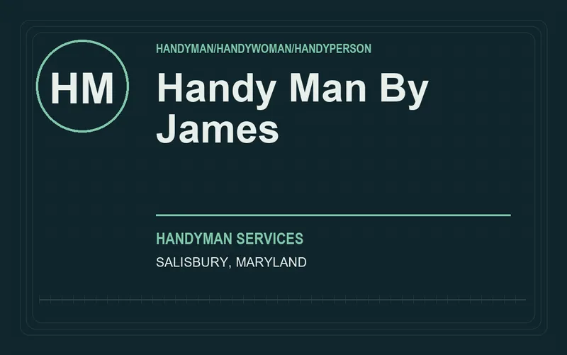 handy man by james in Salisbury, Maryland