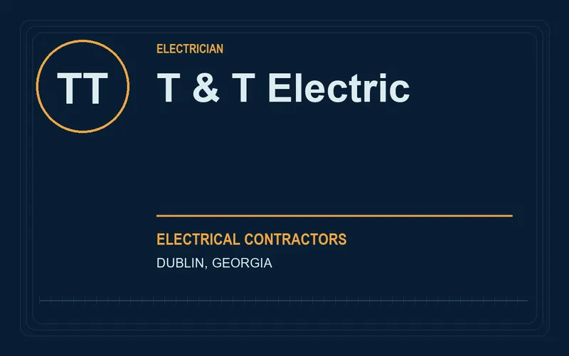 T & T Electric in Dublin, Georgia