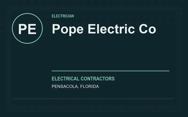 Pope Electric Co in Pensacola, Florida