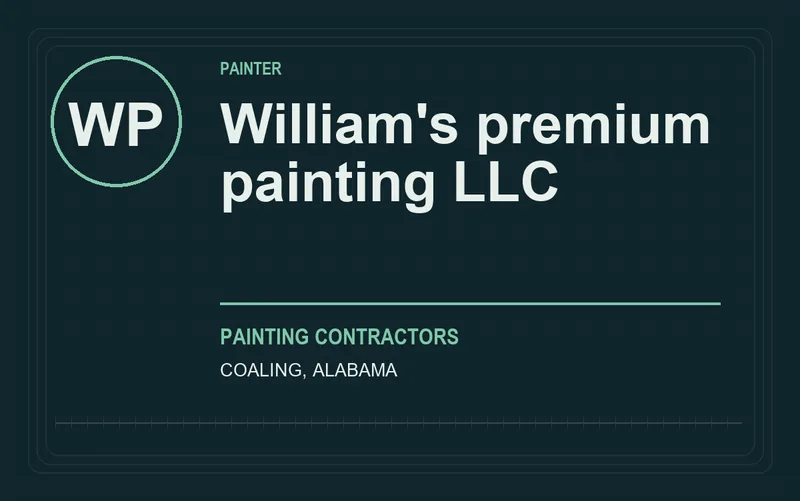William's premium painting LLC in Coaling, Alabama