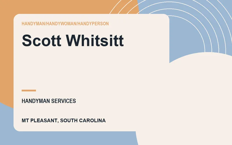 Scott Whitsitt in Mt Pleasant, South Carolina
