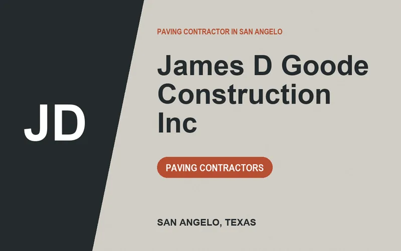 James D Goode Construction Inc in San Angelo, Texas