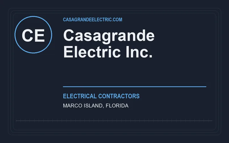 Casagrande Electric Inc. in Marco Island, Florida