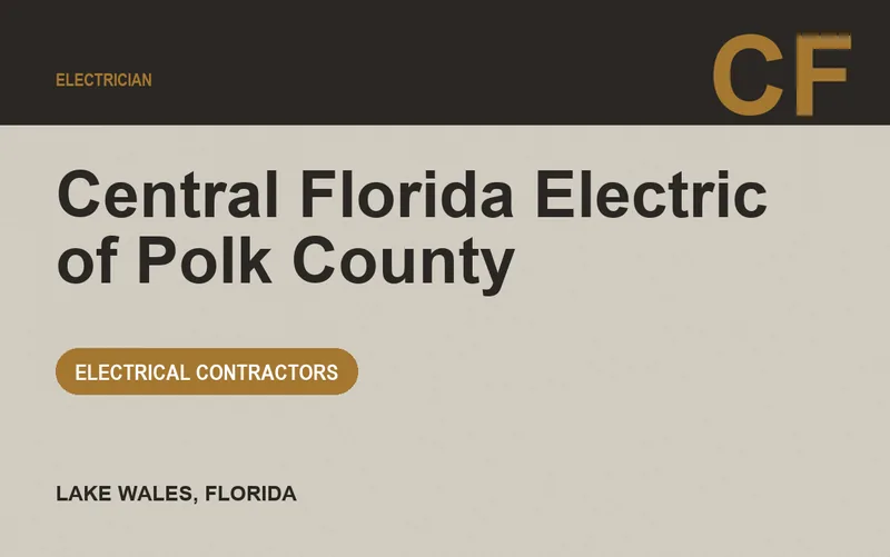 Central Florida Electric of Polk County in Lake Wales, Florida