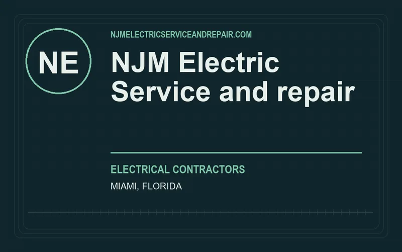NJM Electric Service and repair in Miami, Florida