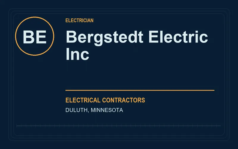 Bergstedt Electric Inc in Duluth, Minnesota