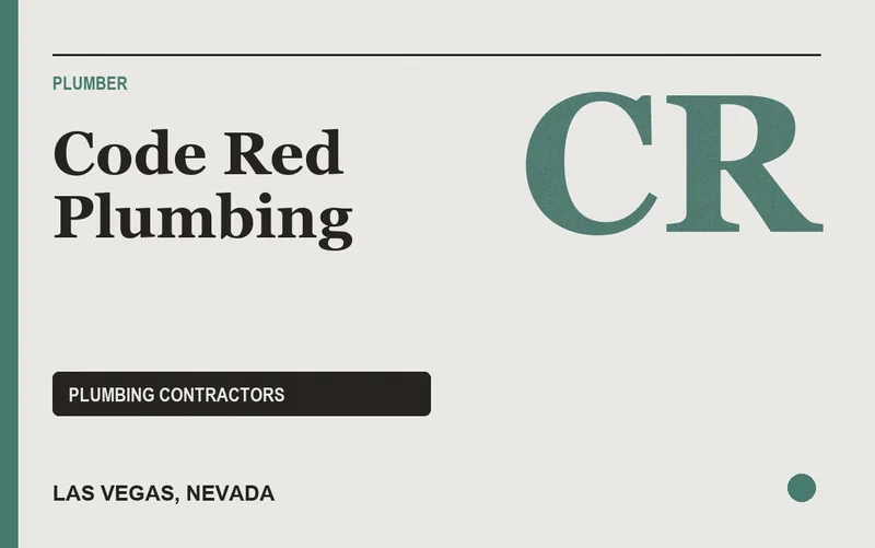 Code Red Plumbing in Las Vegas, Nevada