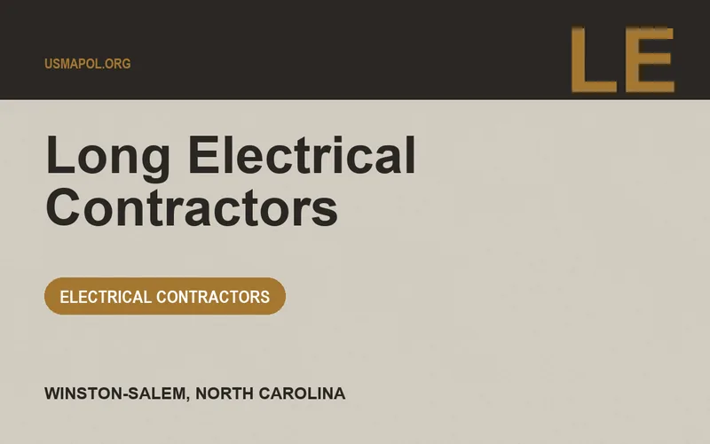 Long Electrical Contractors in Winston-Salem, North Carolina