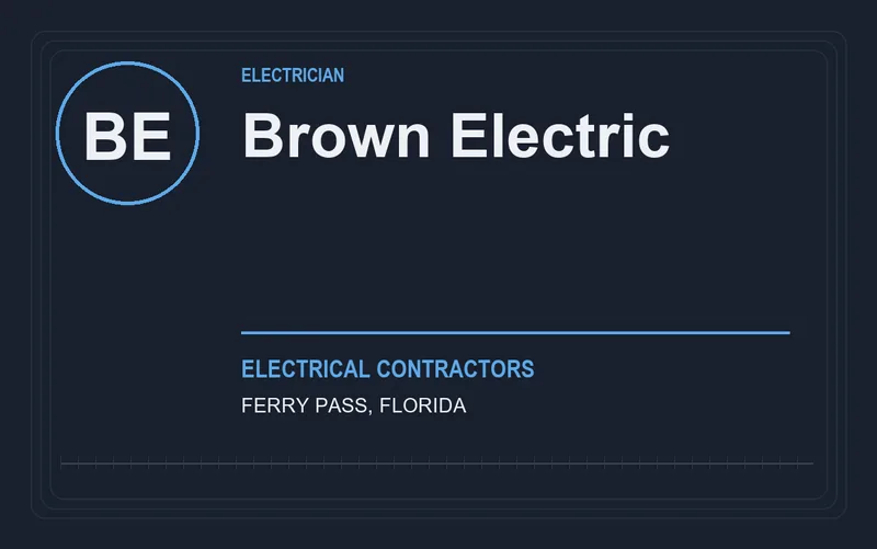 Brown Electric in Ferry Pass, Florida