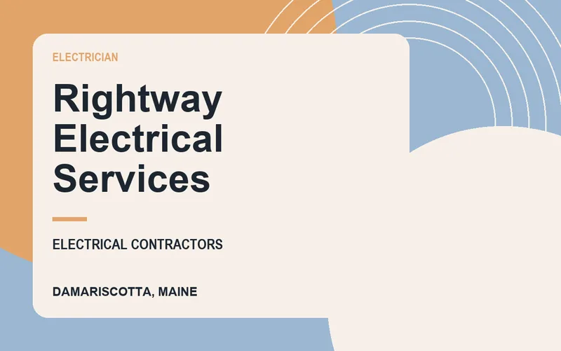 Rightway Electrical Services in Damariscotta, Maine