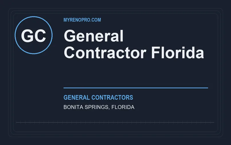 General Contractor Florida in Bonita Springs, Florida