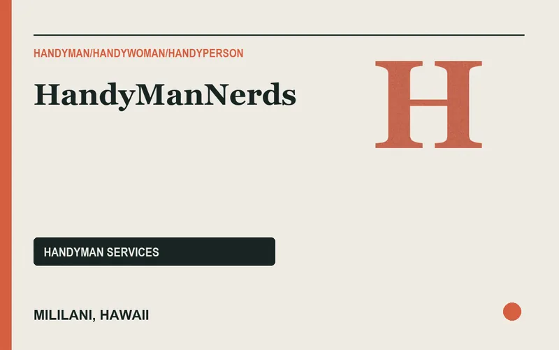 HandyManNerds in Mililani, Hawaii