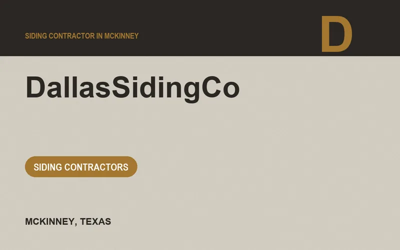 DallasSidingCo in McKinney, Texas