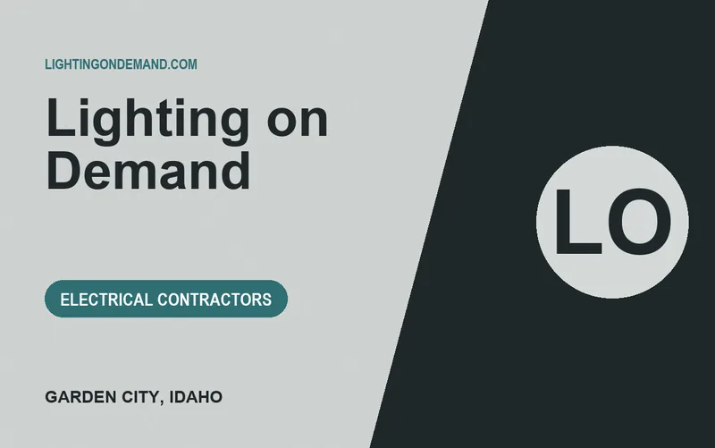 Lighting on Demand in Garden City, Idaho