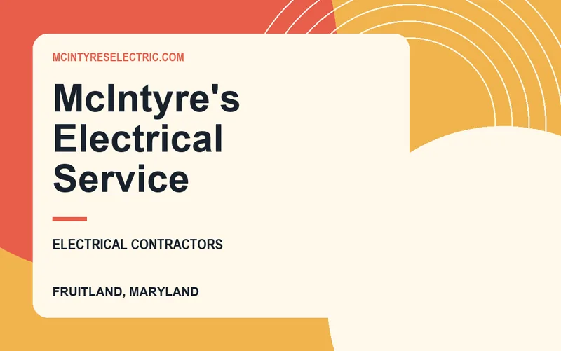 McIntyre's Electrical Service in Fruitland, Maryland