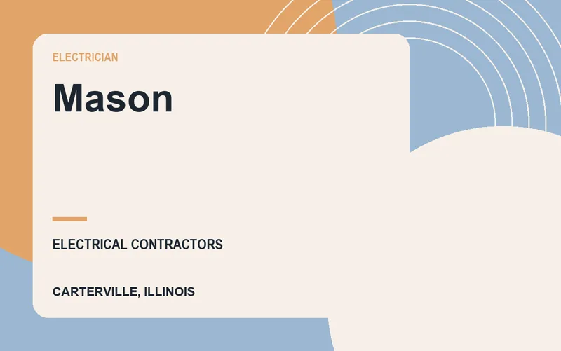 Mason in Carterville, Illinois