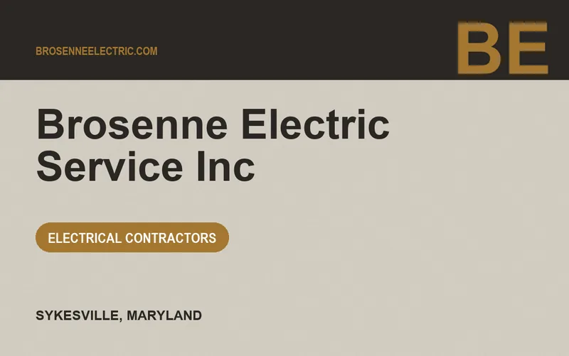 Brosenne Electric Service Inc in Sykesville, Maryland