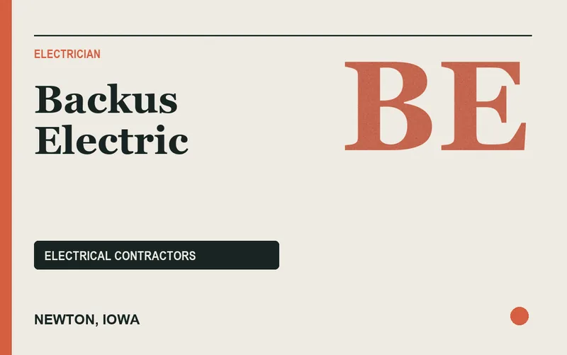 Backus Electric in Newton, Iowa