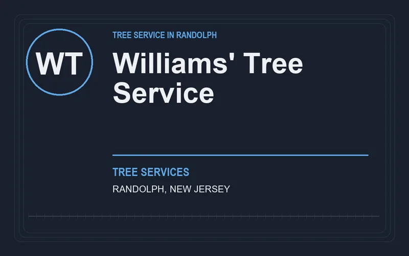 Williams' Tree Service in Randolph, New Jersey