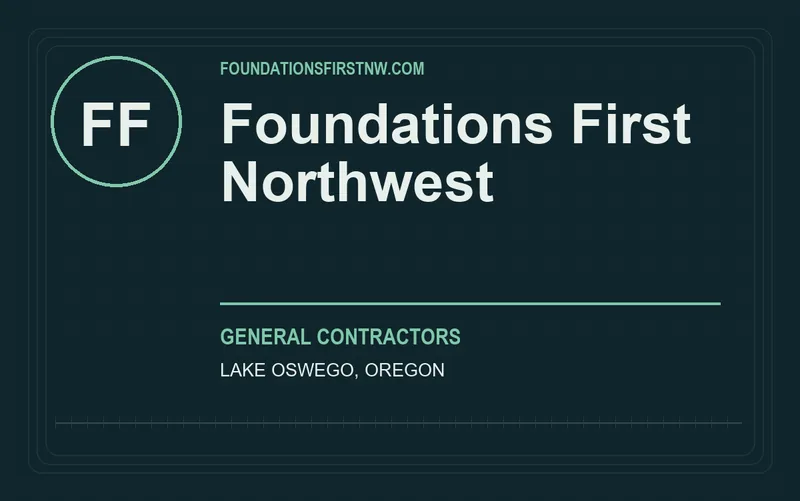 Foundations First Northwest in Lake Oswego, Oregon