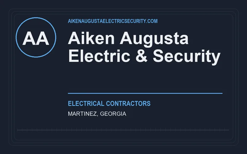 Aiken Augusta Electric & Security in Martinez, Georgia