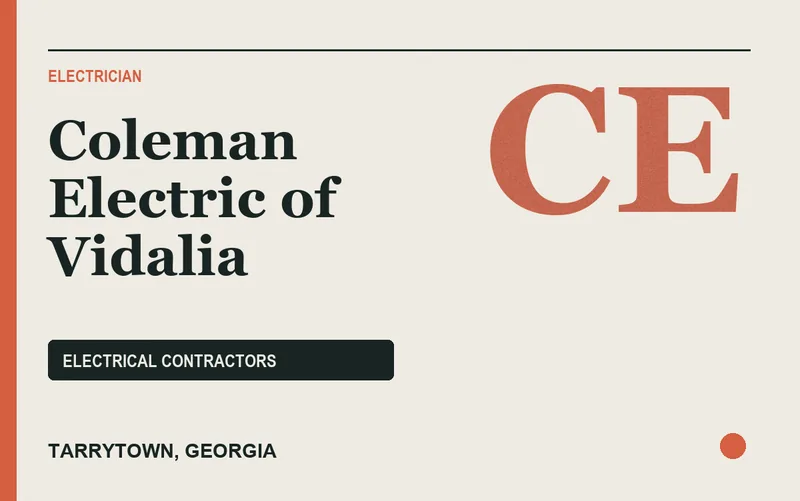 Coleman Electric of Vidalia in Tarrytown, Georgia