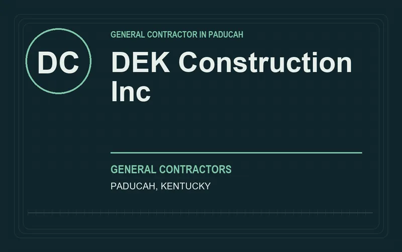DEK Construction Inc in Paducah, Kentucky