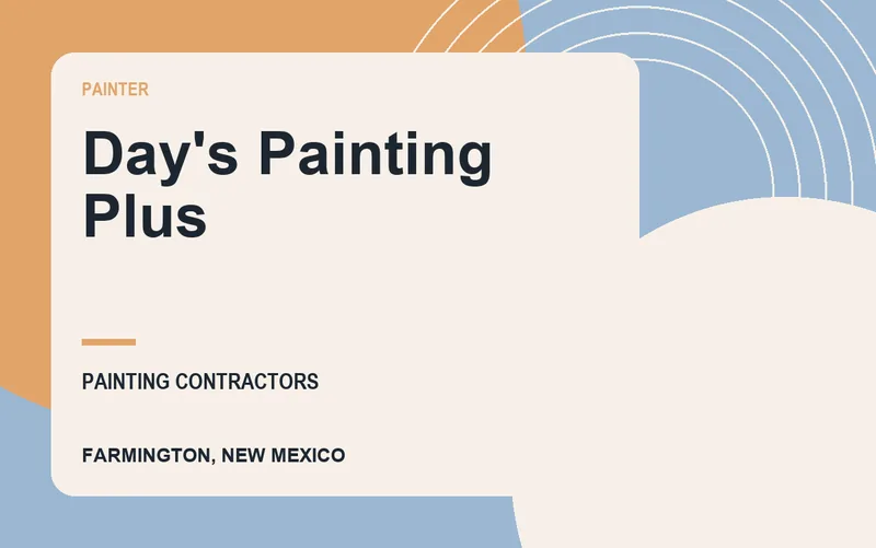 Day's Painting Plus in Farmington, New Mexico
