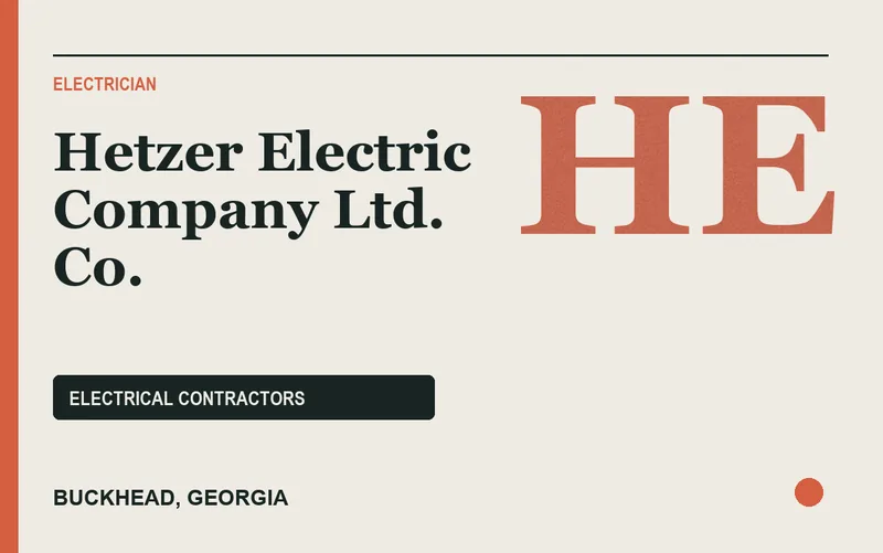 Hetzer Electric Company Ltd. Co. in Buckhead, Georgia
