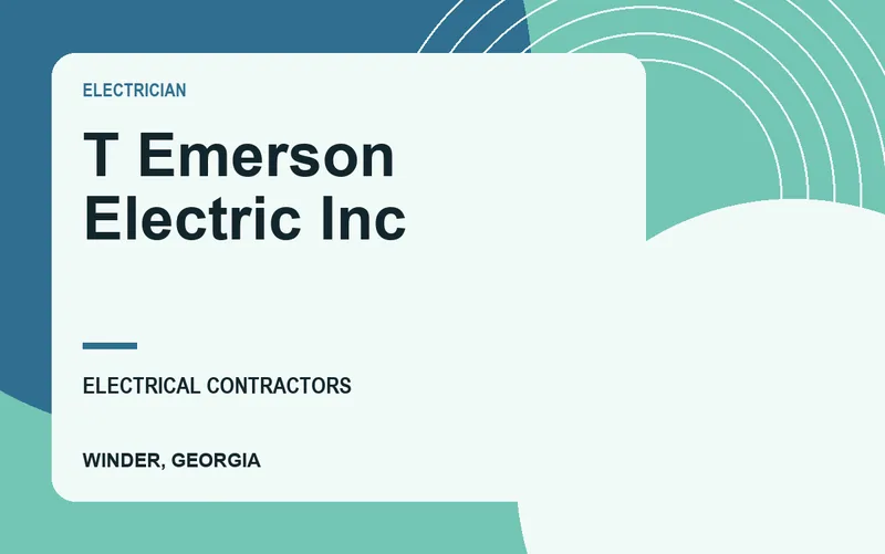 T Emerson Electric Inc in Winder, Georgia