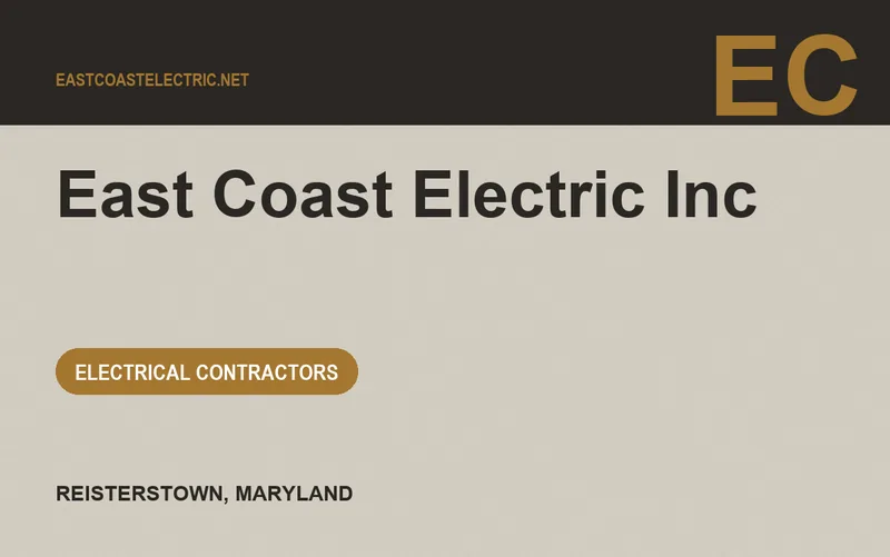 East Coast Electric Inc in Reisterstown, Maryland