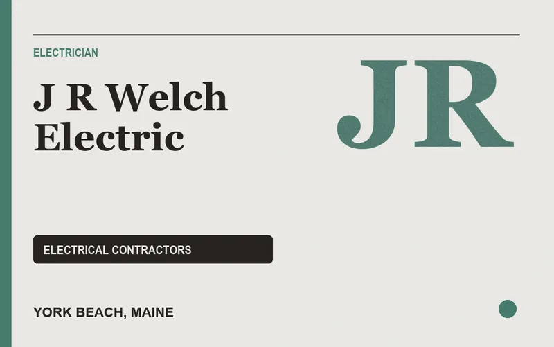J R Welch Electric in York Beach, Maine