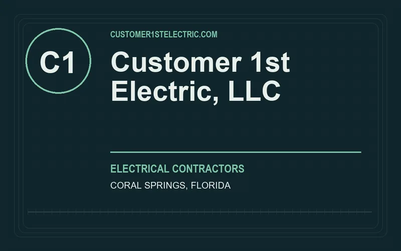 Customer 1st Electric, LLC in Coral Springs, Florida