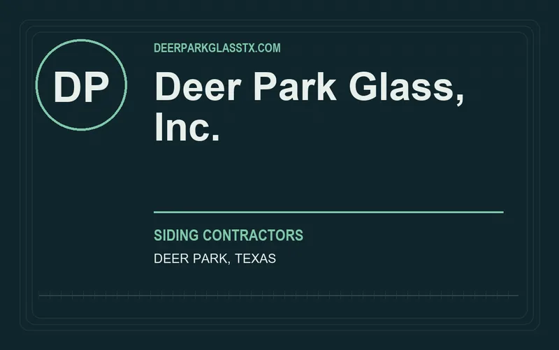Deer Park Glass, Inc. in Deer Park, Texas