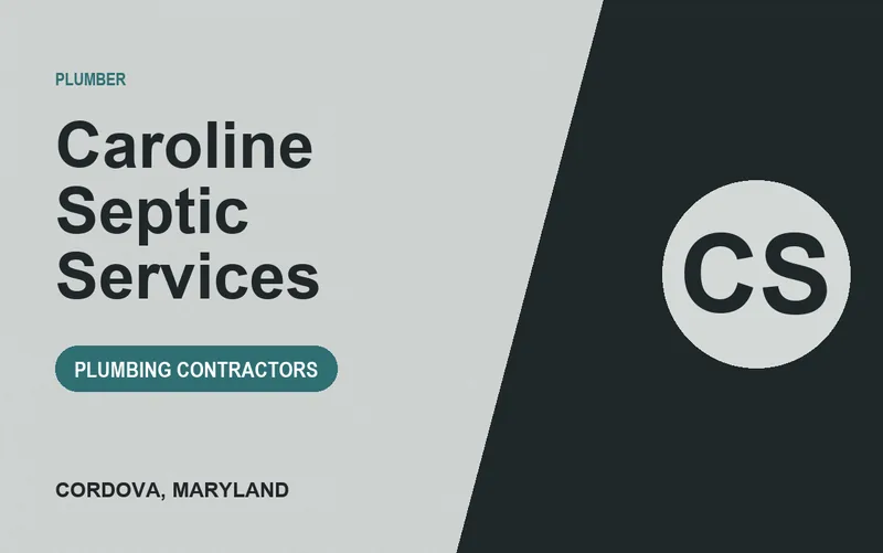 Caroline Septic Services in Cordova, Maryland