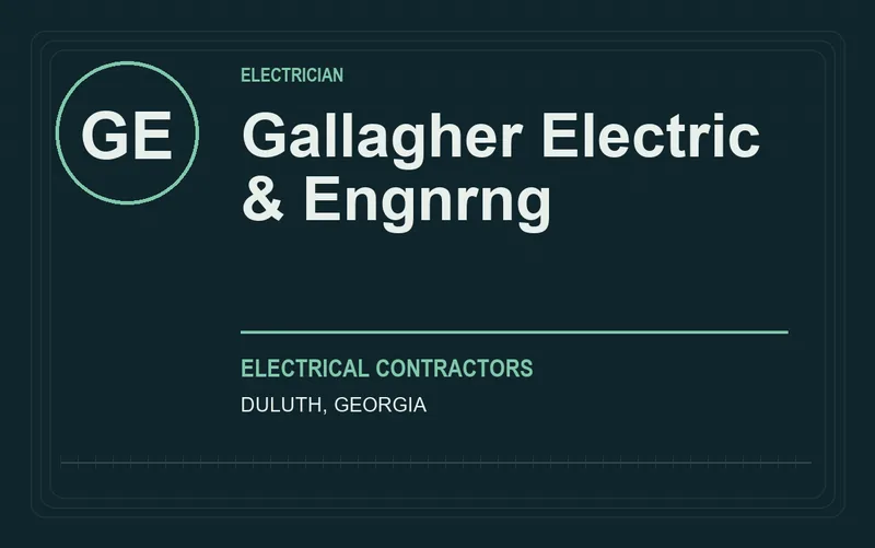 Gallagher Electric & Engnrng in Duluth, Georgia