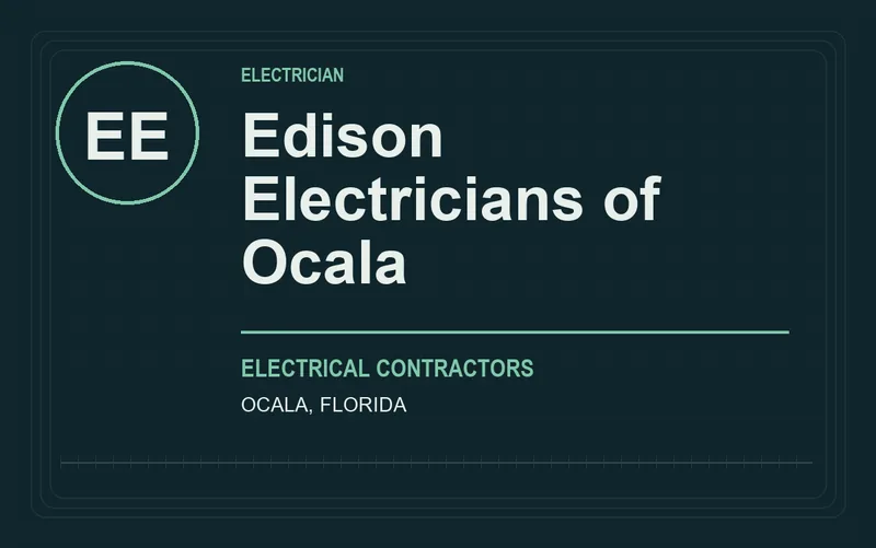Edison Electricians of Ocala in Ocala, Florida