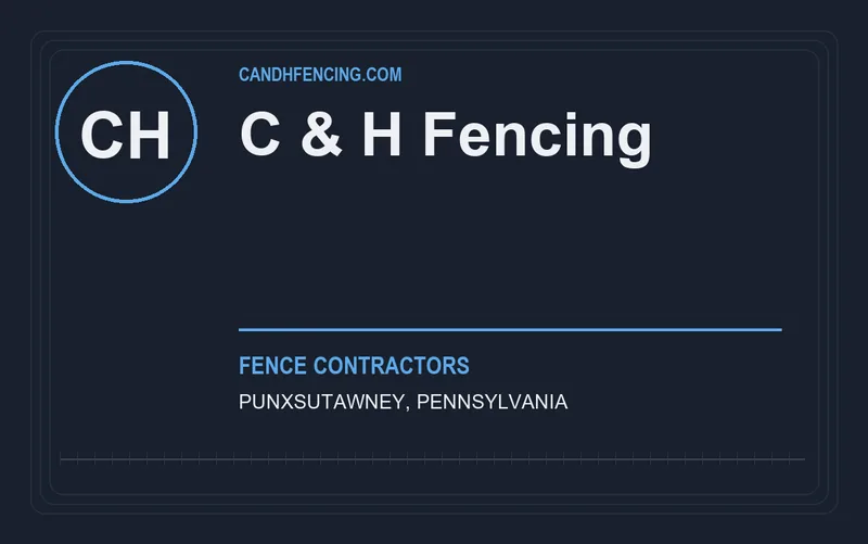 C & H Fencing in Punxsutawney, Pennsylvania