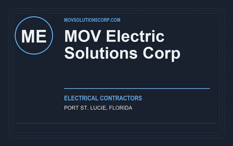 MOV Electric Solutions Corp in Port St. Lucie, Florida